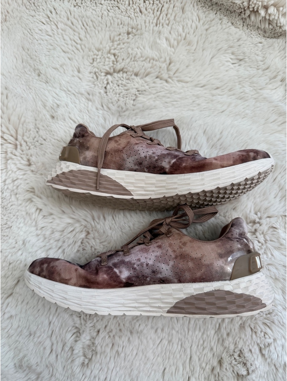 NOBULL Trainer Sneakers in Brown Tie-Dye Pattern Size 7.5 women’s lifting gym